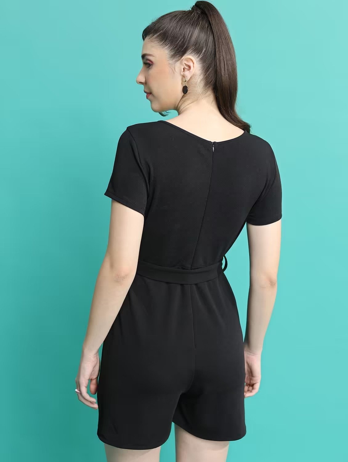 Roimper Women solid romper jumpsuit